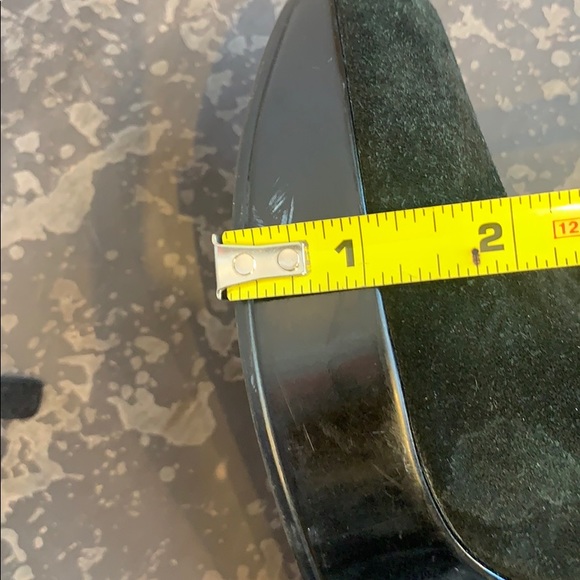 Made in Italy Platform Black Suede Fringe Booties - Picture 10 of 10